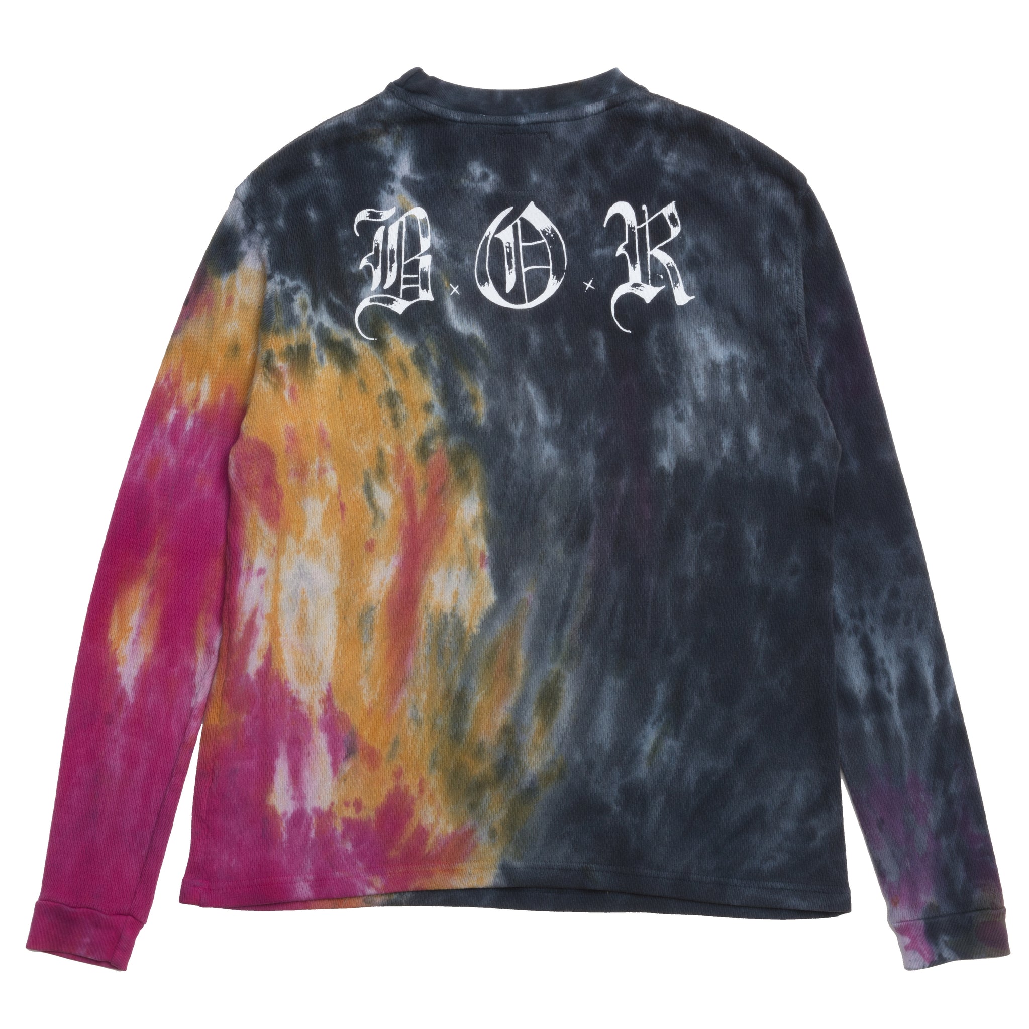 SANTERIA HAND DYED THERMAL LONG SLEEVE T-SHIRT